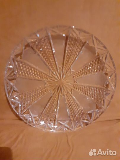 Блюдо, хрусталь, Германия