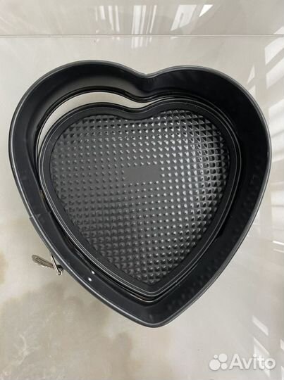 Разъемная форма для выпечки сердце