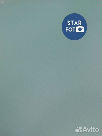 Фон гибкий 50*100см F16 бирюза звезды