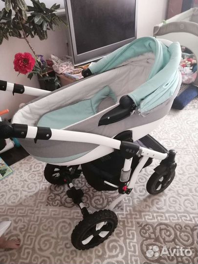 Коляска adamex 3 в 1 бу