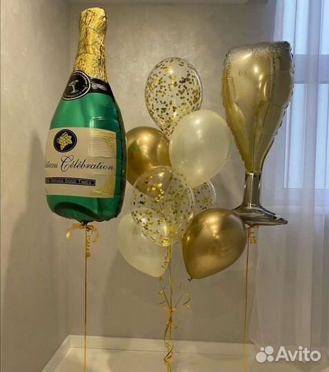 Шары гелиевые на девичник мальчишник