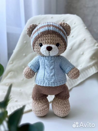 Плюшевый мишка ручной работы
