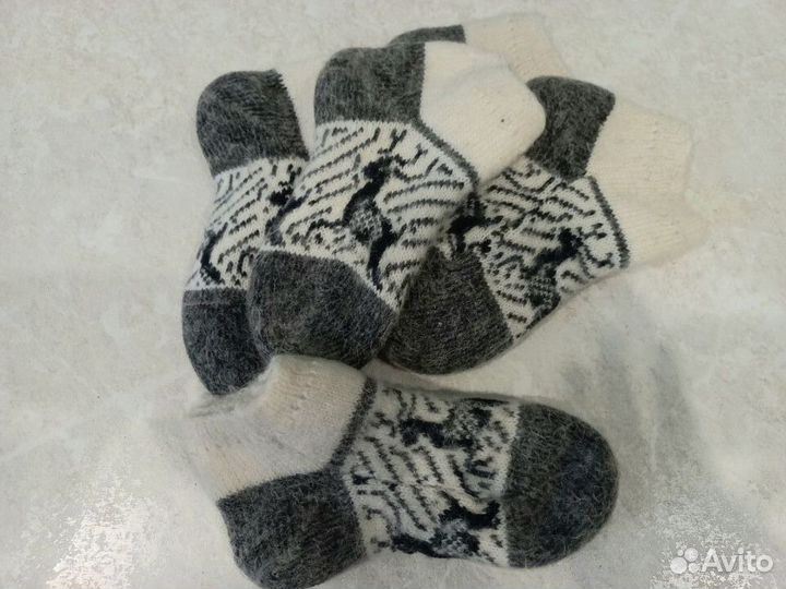 Пинетки шерстяные ангора