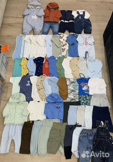 Одежда для новорожденного мальчика пакетом