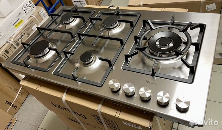 Варочная поверхность 90см 5 конфорок новые