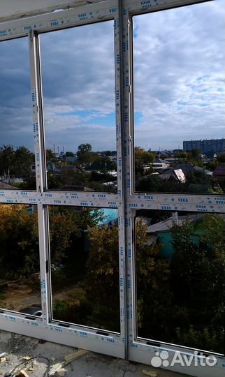 Установка окон, балконов