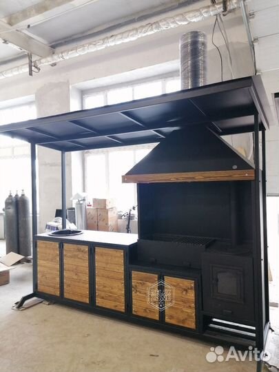 Мангал, мангальная зона, печь