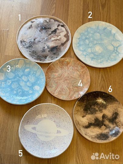 Тарелки керамика ручной работы