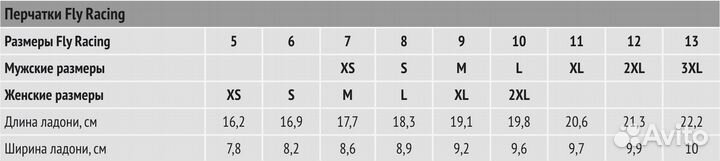 Мотоперчатки FLY racing lite S