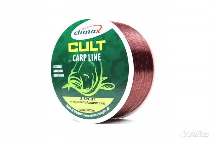 Леска Climax cult Carp Line Z-Sport 1000м 6,8кг/0