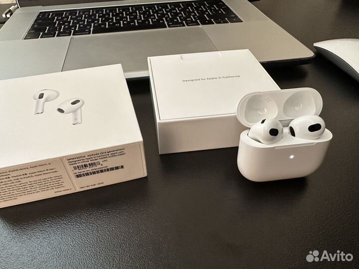 Беспроводные наушники apple airpods 3