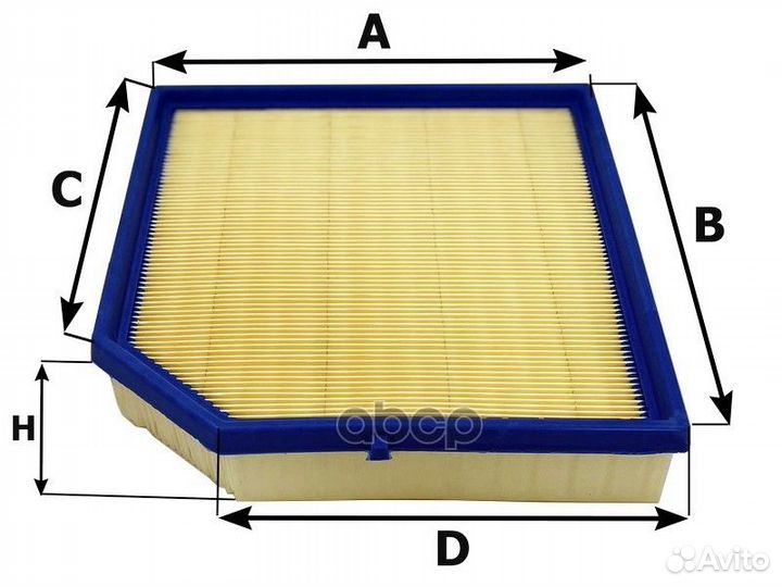 Фильтр воздушный AG855 Goodwill