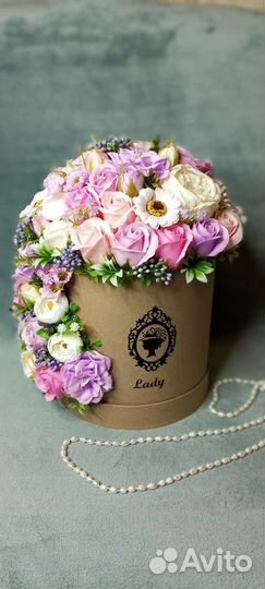 Цветы. Букет из мыльных роз