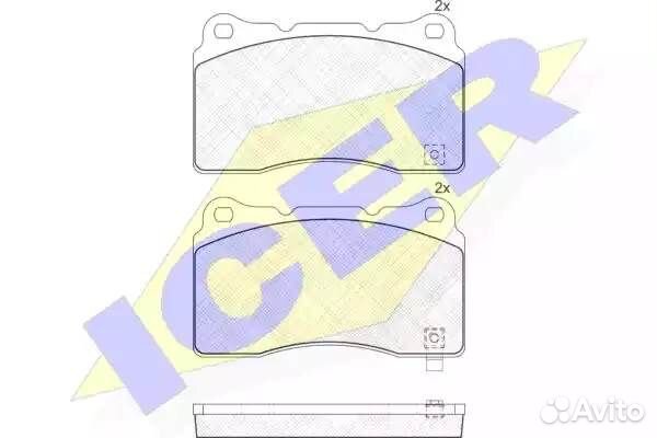 Колодки торм. дисковые