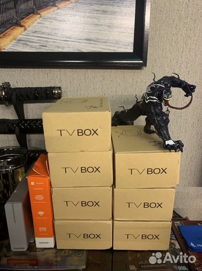 Smart tv приставка 4/32 transpeed 6k + аэромышь