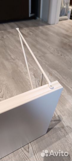 Полка икеа бергсхульт 80х30х2.5 см, белый