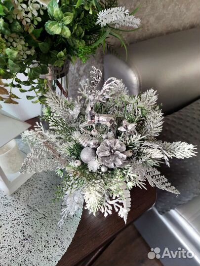 Новогодний декор, композиция, декор для дома