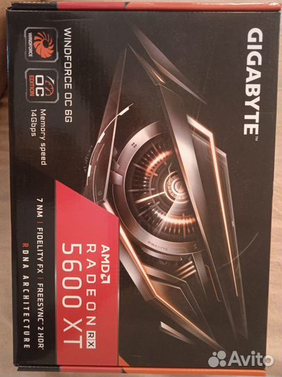 Видеокарта Gigabyte amd radeon rx 5600 xt