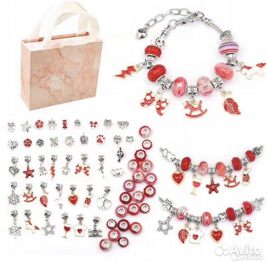 Браслеты с шармами как Пандора