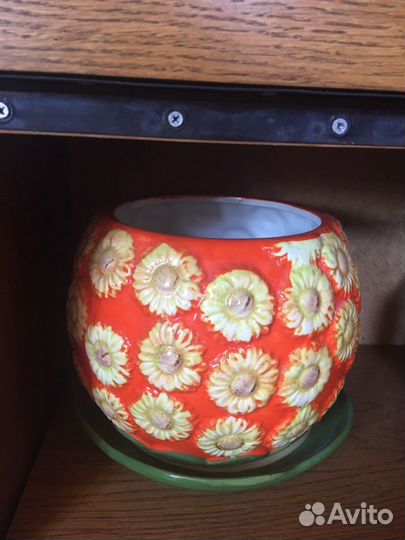 Кашпо для цветов керамика