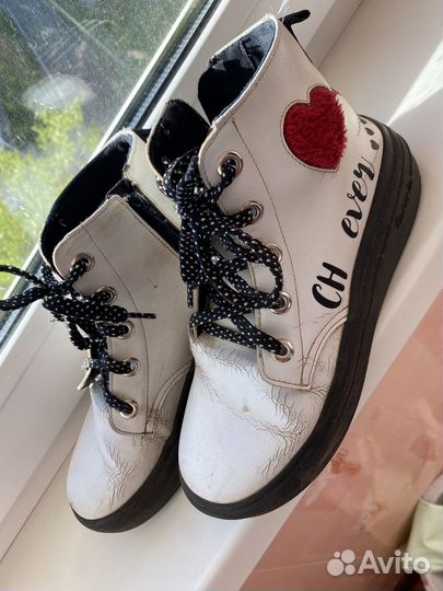 Ботинки на девочку 37р