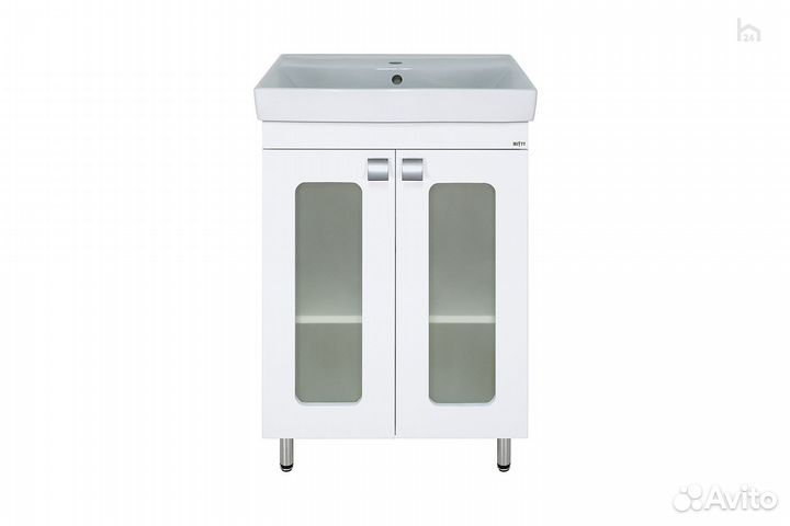 Тумба для ванной с раковиной напольная Урал