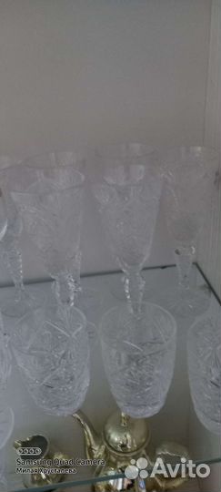 Рюмка хрусталь,набор стаканов,гоиняная посуда