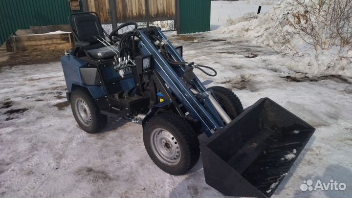 Самодельный мини-погрузчик на гидроходу