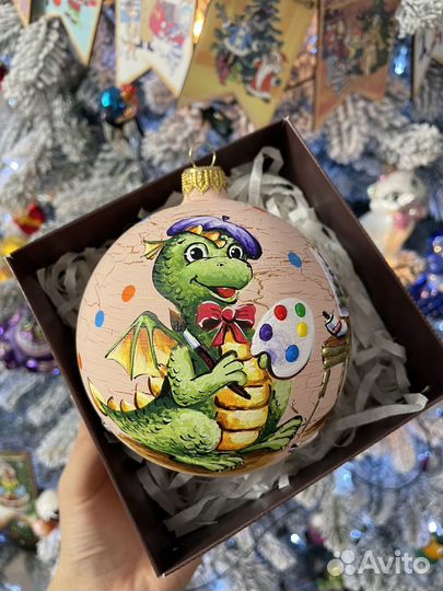 Елочная игрушка Ариэль шар