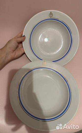 Тарелки вмс/вмф дулево 50-е СССР