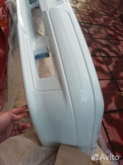 Бампер передний ваз 2114 Спорт люкс Белый