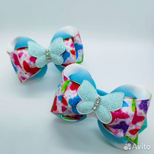 Бантики ручной работы для волос