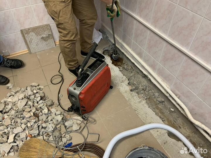 Прочистка канализации. Устранение засоров