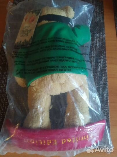 Игрушка эксклюзив Мишка Тедди на сноуборде