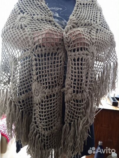 Платок шаль шерсть