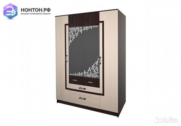 Шкаф 4-х створчатый Гармония