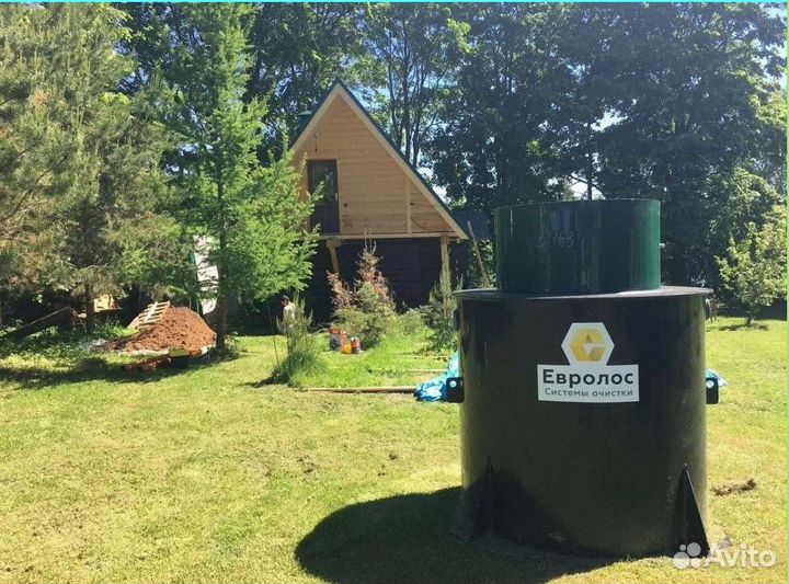 Установка септика + гарантия