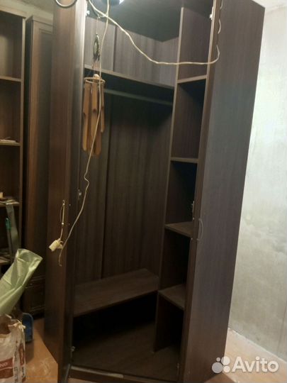 Шкаф угловой лазурит