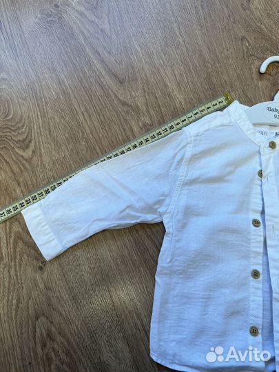 Рубашка белая Zara для мальчика