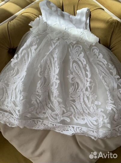 Комплект на выписку крещение choupette