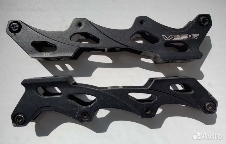 Роликовые коньки Seba, колеса-светяшки (45-46)