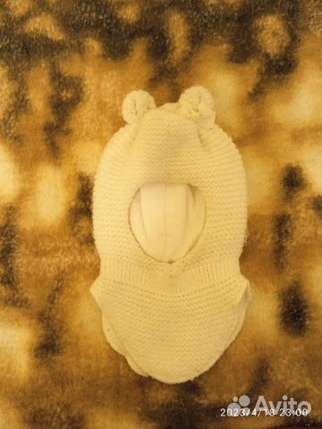 Шапка шлем детская