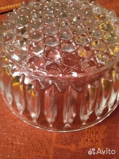 Конфетница в мельхиоровой оплетке