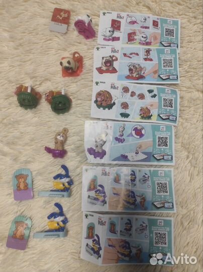 Игрушки из киндера Pets 2