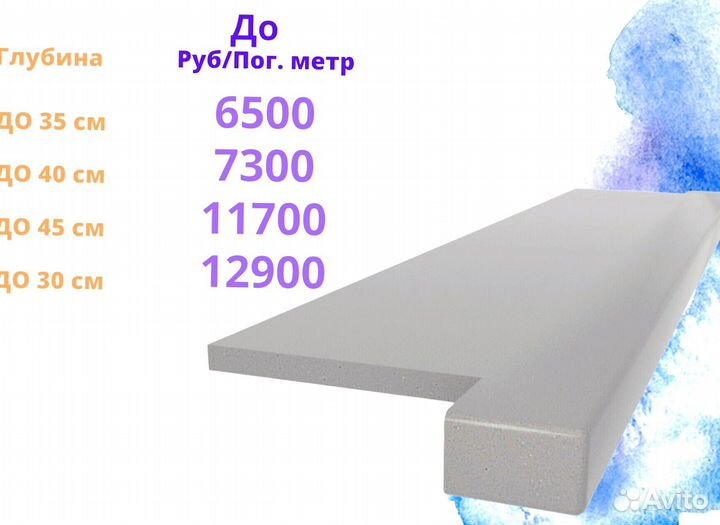 Подоконник из мрамора