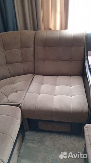 Угловой диван с креслами бу