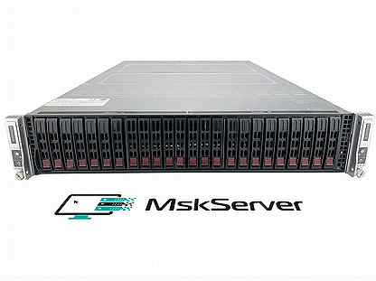 Сервер Supermicro 2028TP-HC1R 2x E5-2687Wv3 64Gb