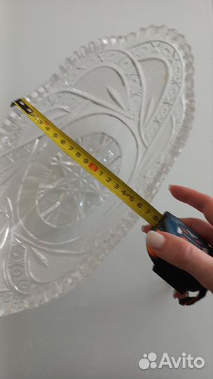 Ваза хрустальная