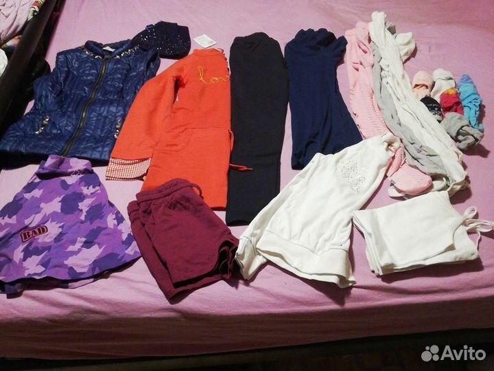 Пакет одежды на девочку 146, 140,134