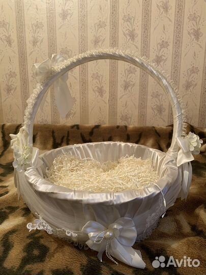 Свадебная корзина в подарок свадебная коробка